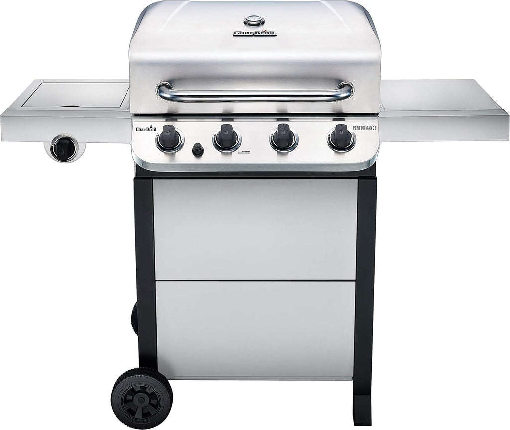 Performance Stainless Steel 4-Burner Cart Style Gas Grill